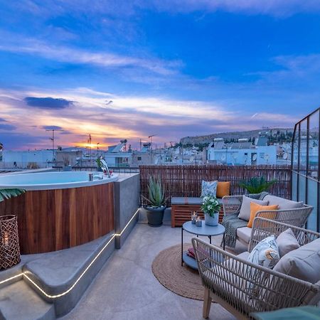 Topfloor Getaway Balcony&Hot Tub+Acropolis View Атина Екстериор снимка